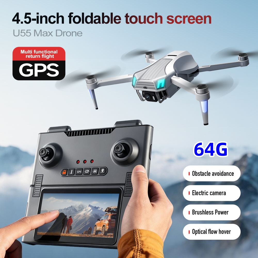 NCZOBOE U55 RC Drone HD Dual C - đánh giá và giá Drone Gimbal 3 Axis