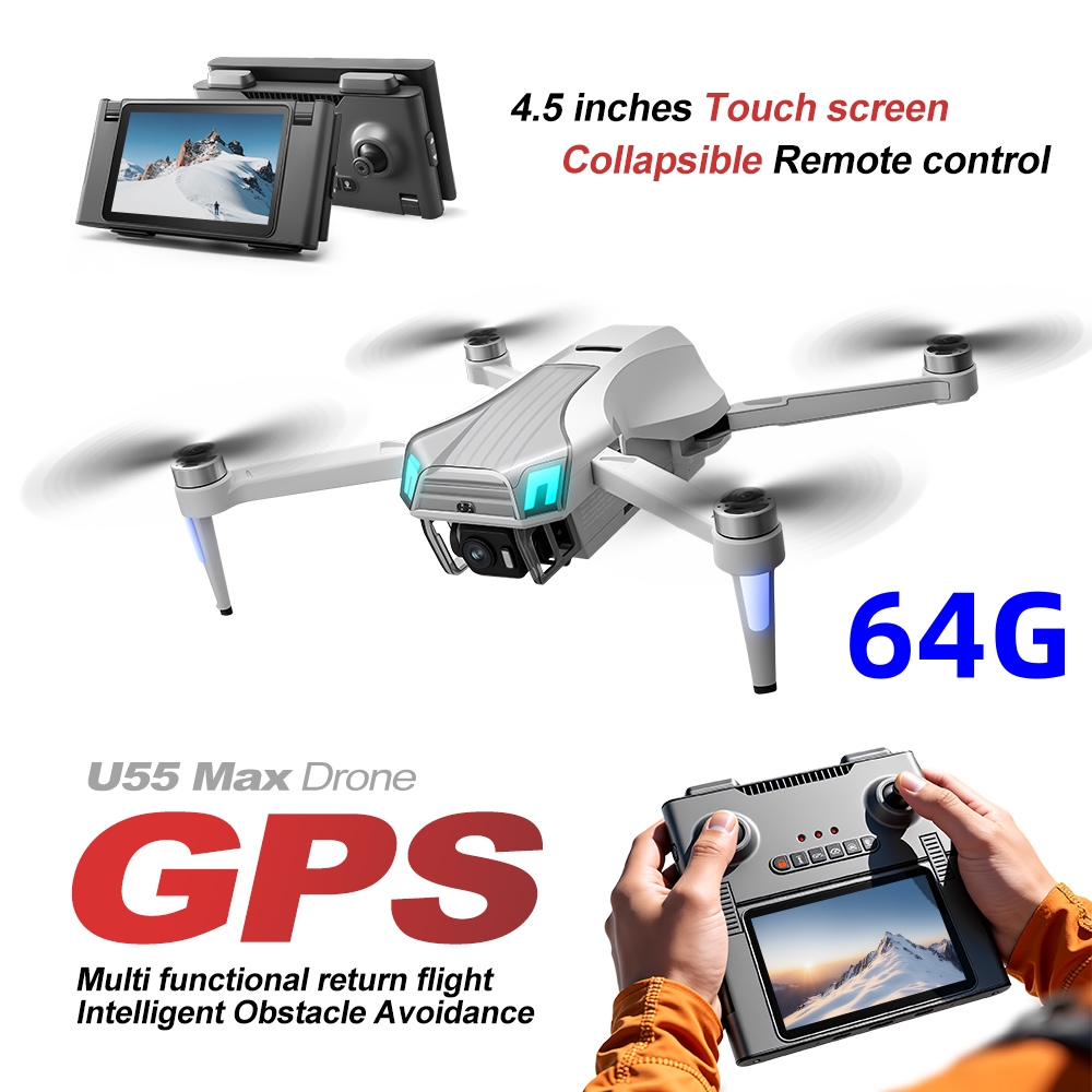 NCZOBOE U55 RC Drone HD Dual C - đánh giá và giá Drone Gimbal 3 Axis